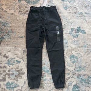 American Eagle Outfitters Black Cargo Joggers for Women